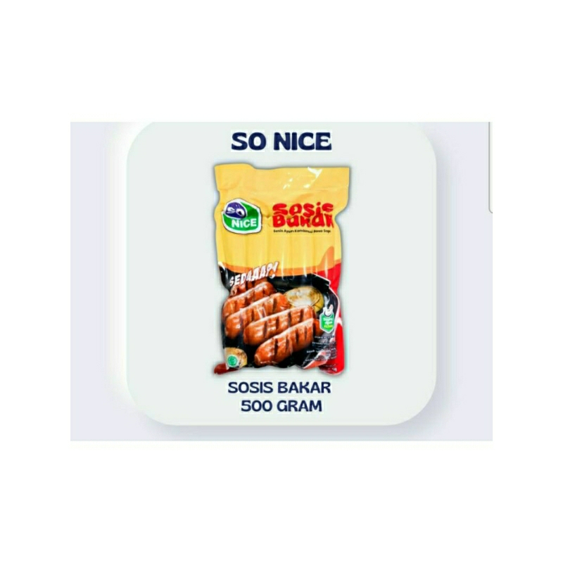 

So Nice Sosis Bakar 500 gram