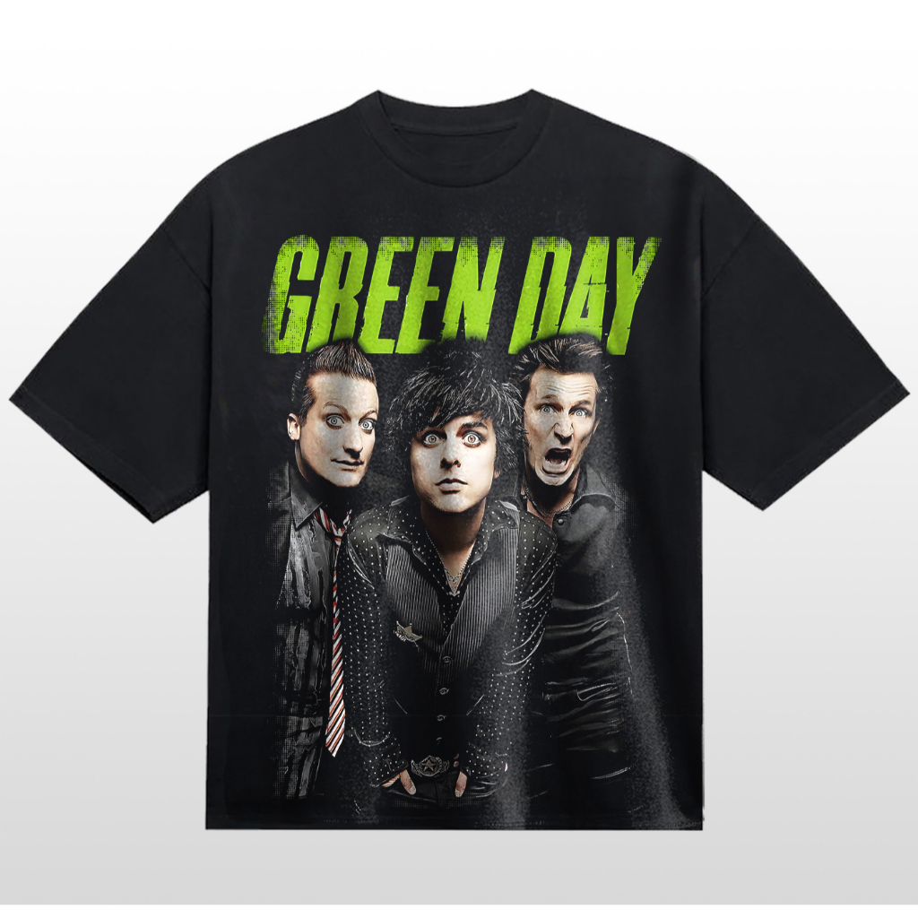 T shirt GREEN DAY kaos GREEN DAY kaos band GREEN DAY oversize -treasyre merch