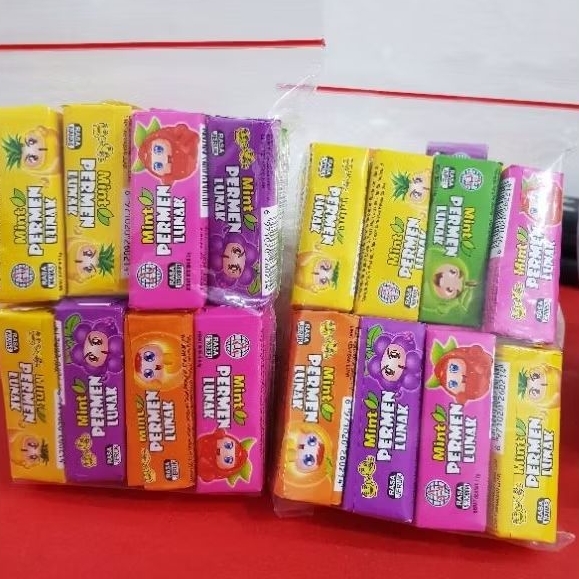 

Mint Permen Lunak Permen Lunak Mint 180gr