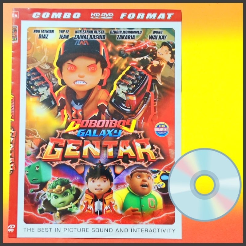 Kaset Film Animasi Anak BOBOIBOY GALAXY Versi Gentar