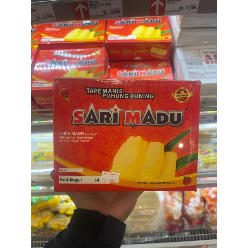 

Tape Sari Madu Pohung Kuning 500 Grm