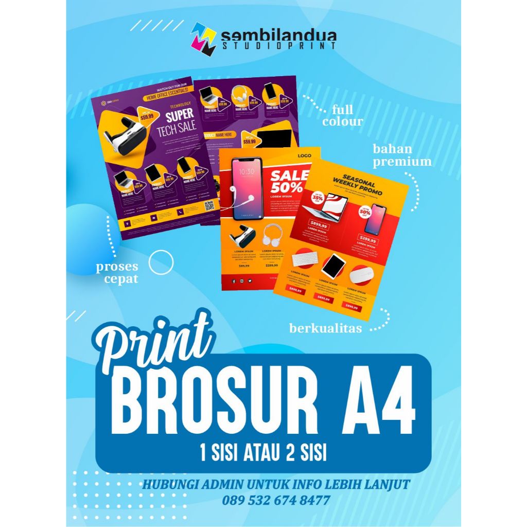 

CETAK BROSUR A4 SATU ATAU DUA SISI || BROSUR PRINT ARTPAPER TERMURAH