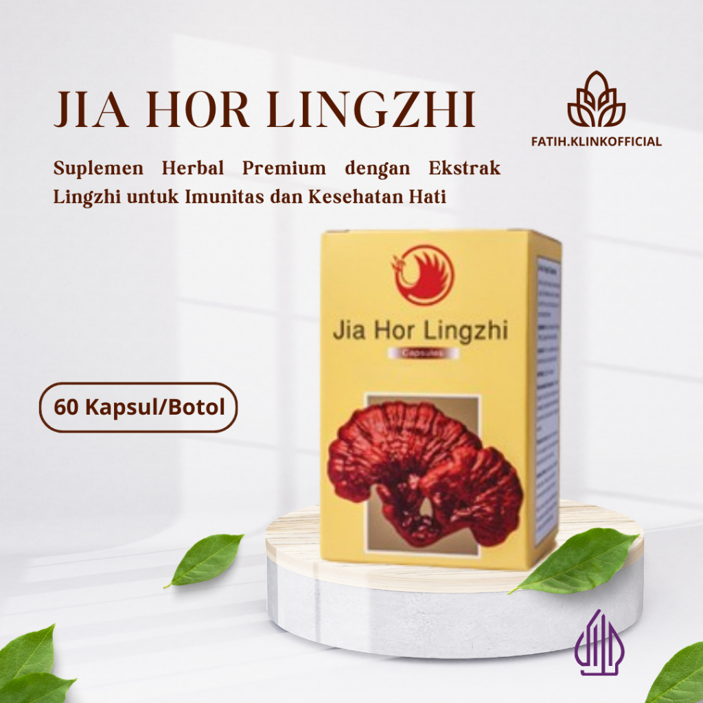 Jia Hor Lingzhi Suplemen Herbal Premium dengan Ekstrak Lingzhi untuk Imunitas dan Kesehatan Hati