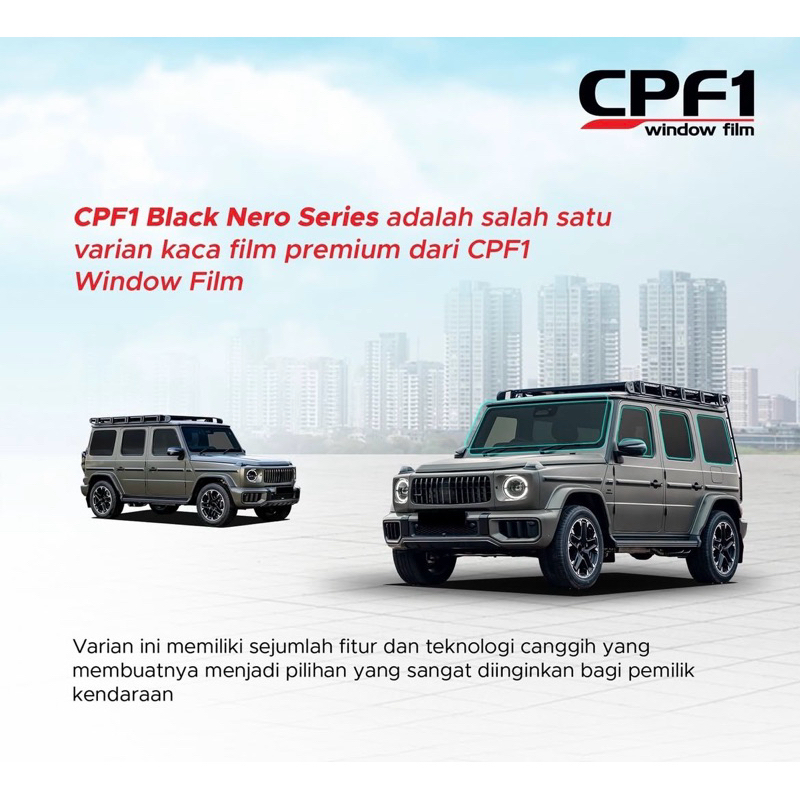 Terbaru Kaca Film Cpf1 Black Nero Termurah