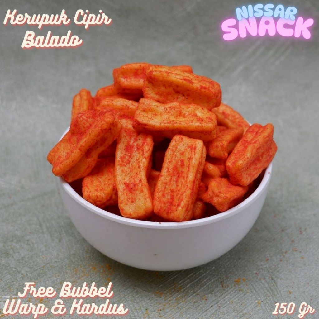 

Kerupuk Cipir / Kerupuk Soto Balado Renyah Gurih