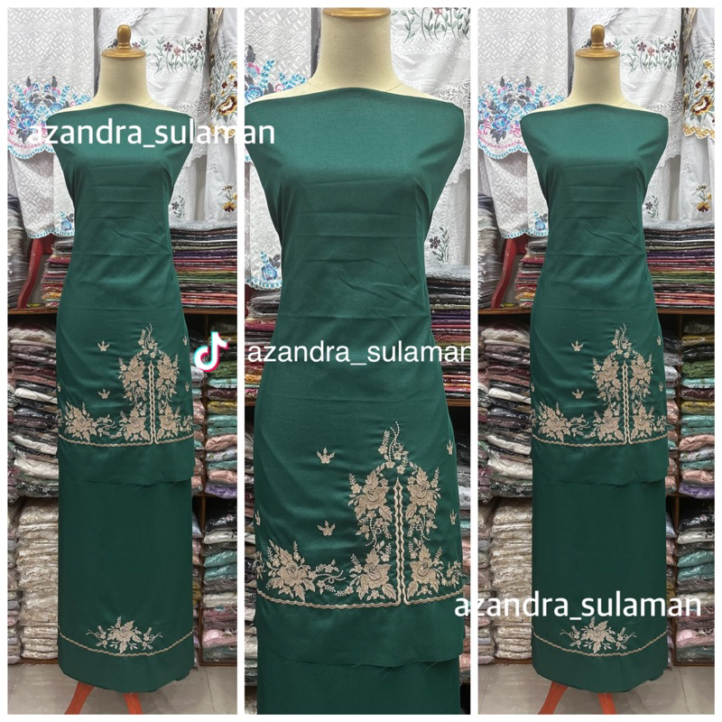 bahan baju kurung bordir suji kasiak bukittinggi padang