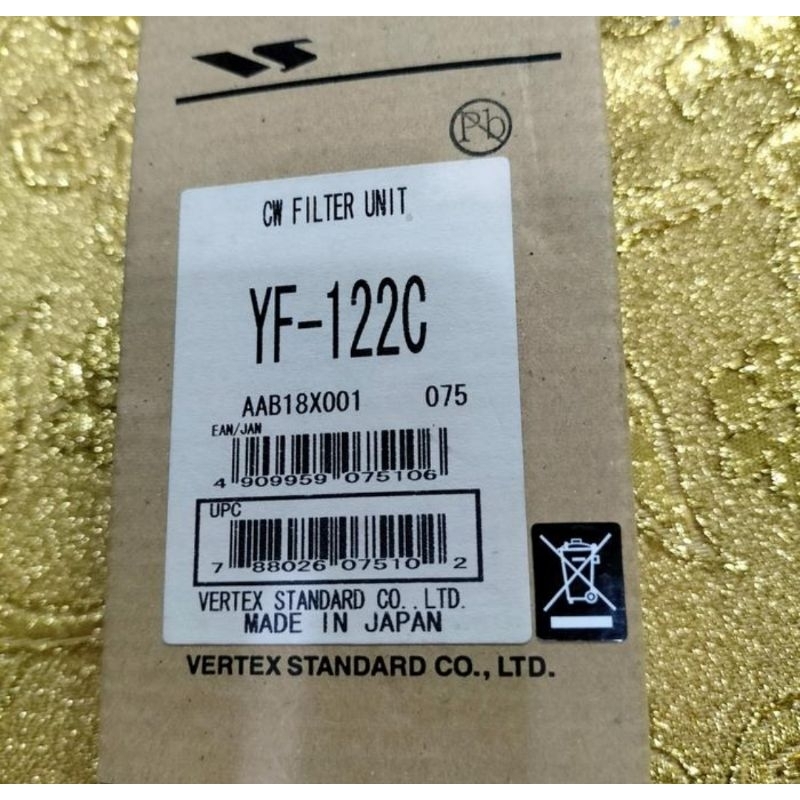CW FILTER YAESU YF122C ORIGINAL NEW OLD STOCK
