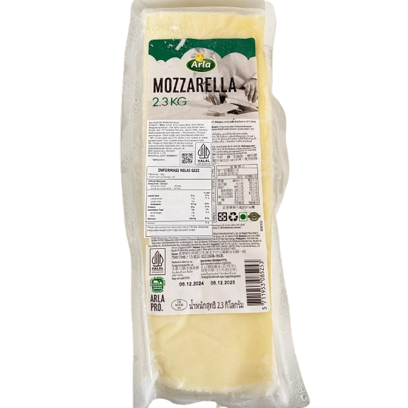 

Frozen Mozzarella Arla 2.3 KG