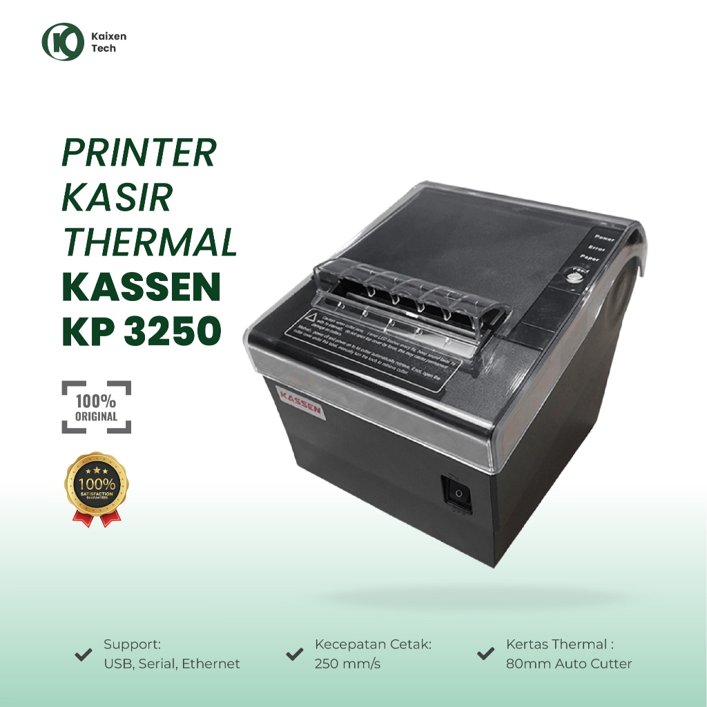 Kassen - Printer Kasir Kassen KP-3250 USB LAN Thermal Printer