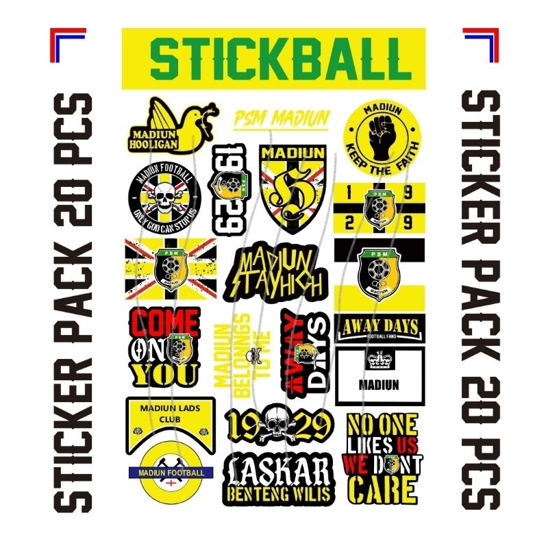 

20 STICKER PSM MADIUN 1929