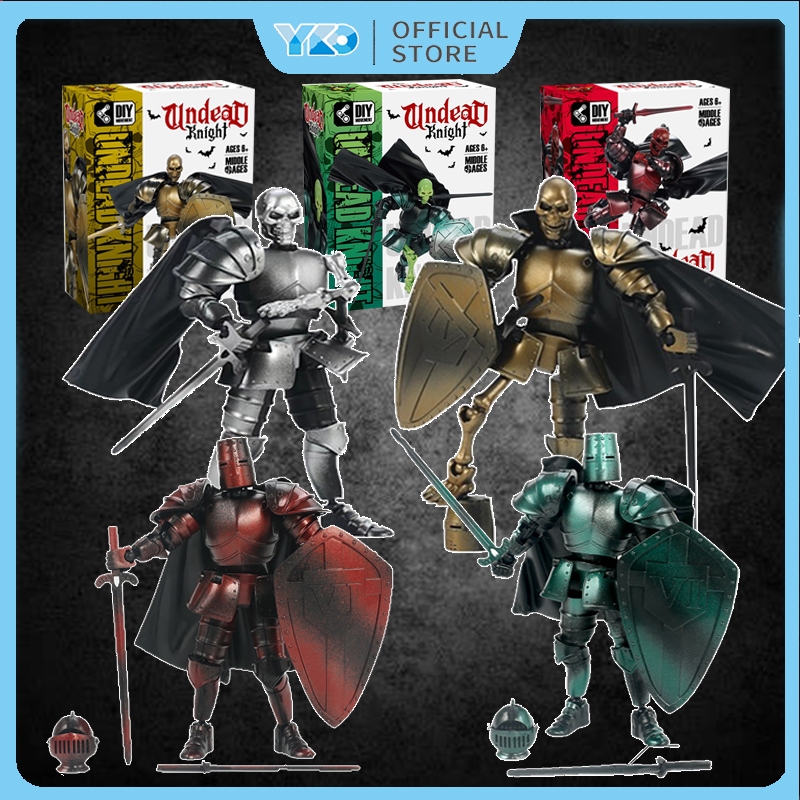 YKO 360° Action Figure Ksatria Romawi Medieval Sendi Gerak Hadiah untuk Kolektor Mainan Unik