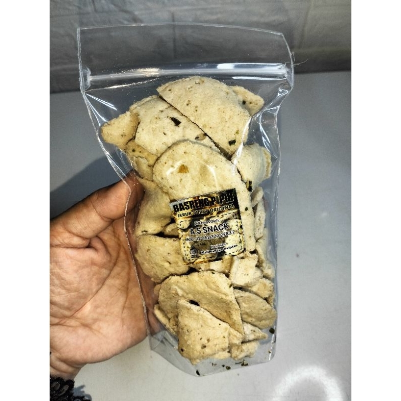 

Basreng pipih jeruk purut original