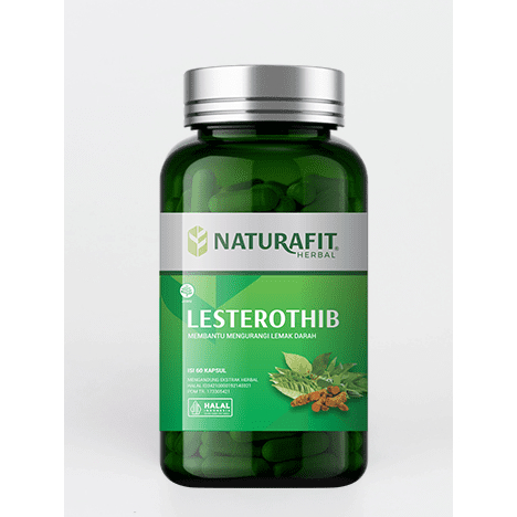 

NATURAFIT Lesterothib - Obat Herbal Untuk Mengurangi Kolesterol/Lemak Darah Jahat Guna Memperlancar Sirkulasi, Memecah