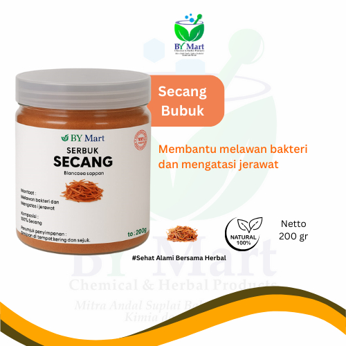 

BY KIMIA & HERBAL - Kayu Secang Bubuk / Serbuk Kayu Secang (200gr) (500gr) (1kg) Herbal Alami