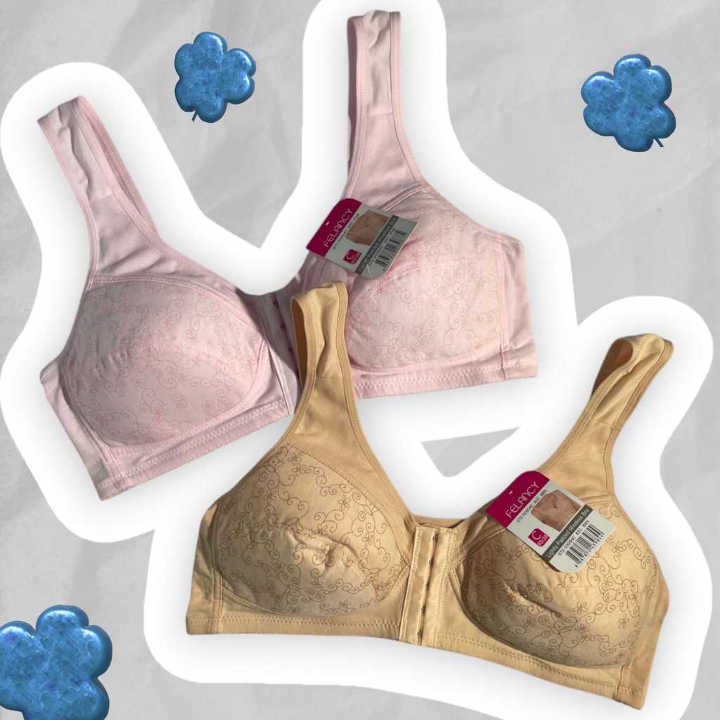 Bra Felancy Tanpa Kawat Kait Depan 02004