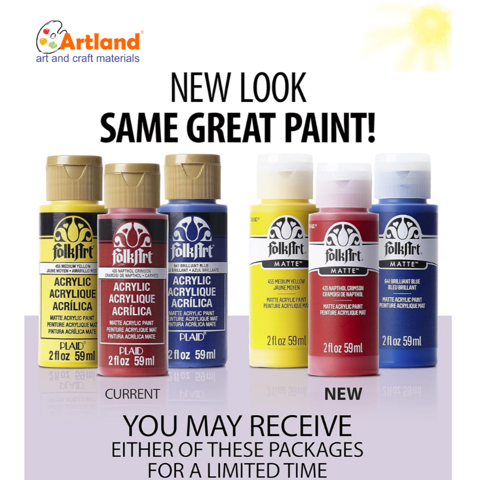 

FolkArt Cat Akrilik Matte Finish 2oz – Cat Akrilik Premium Hasil Doff (1/4)