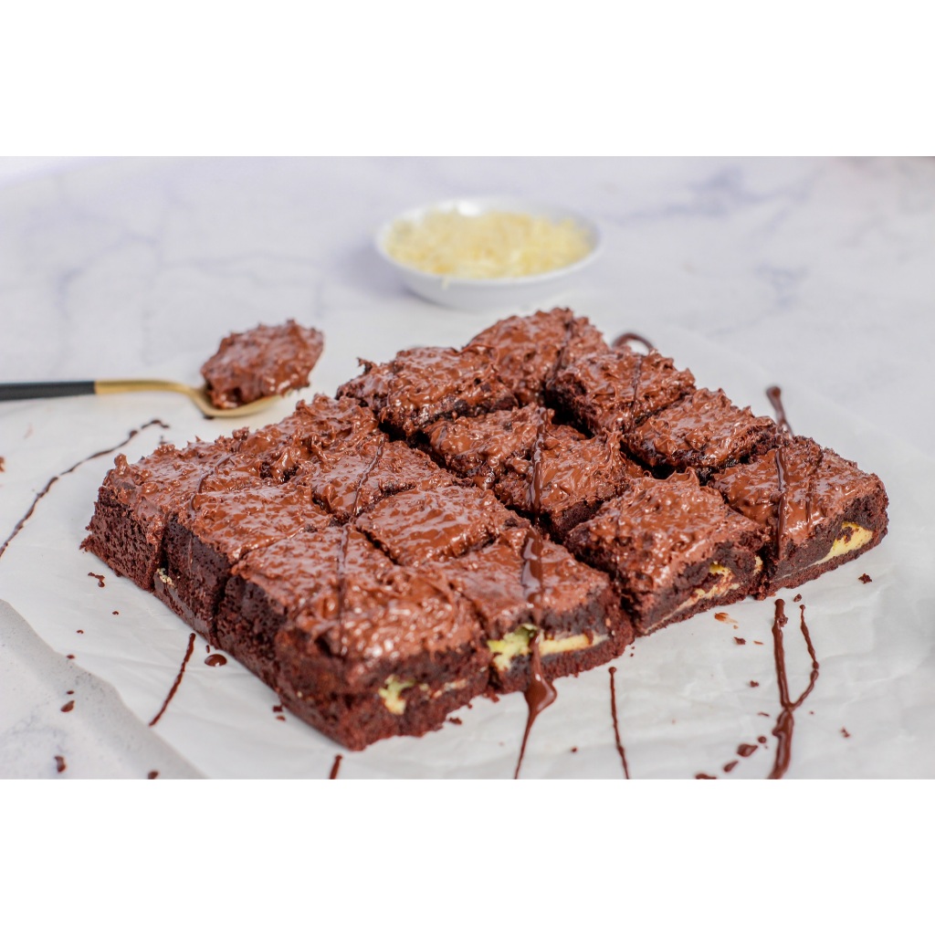 

Fudgy Brownies Ovomaltine Creamcheese