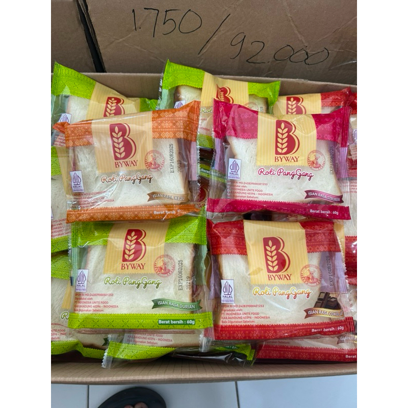 

BYWAY roti panggang 60gram aneka rasa