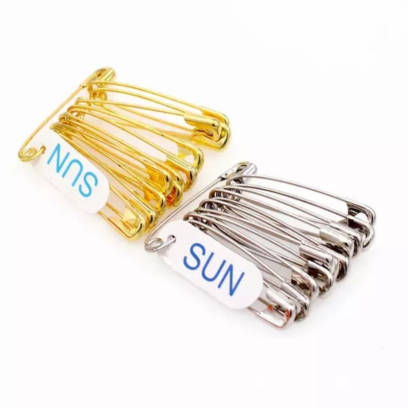 12 PCS PENITI SUN SEDANG / PENITI SUN SILVER DAN EMAS ANTI KARAT