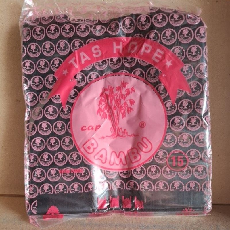 kantongan kresek hitam mini (15) cap bambu