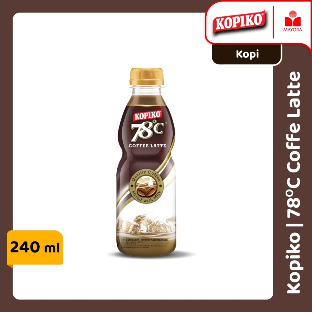 

Kopiko 78 C Coffee Latte 240 mL