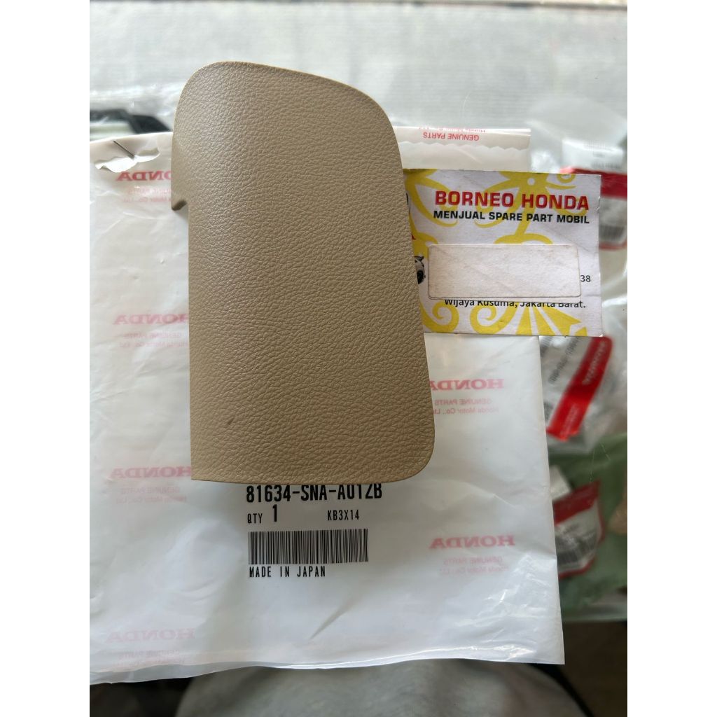 TUTUP SAMPING BANGKU SEAT BELT JOK KURSI DEPAN CIVIC FD1 FD4 CRV GEN 3 RE1 RE3 2006 2007 2008 2009 2
