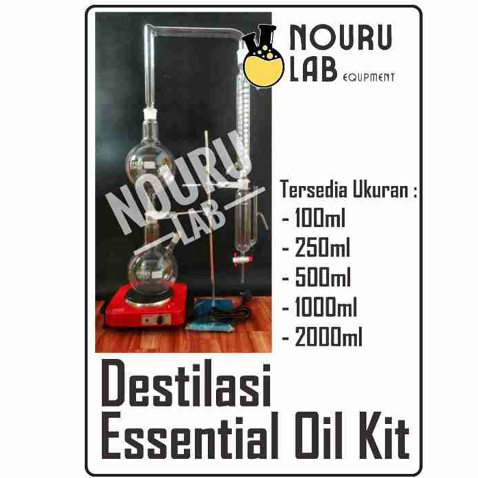 DESTILASI ESSENTIAL OIL 2000ML - DESTILASI MINYAK ATSIRI 2000ML