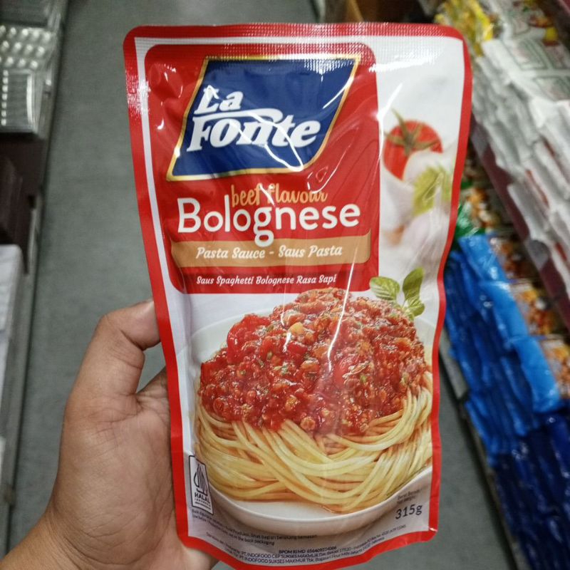 

La fonte Bolognese rasa beef/sapi 315g