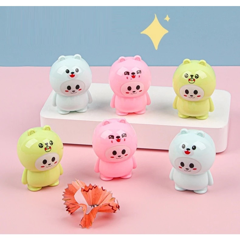 

Rautan Serutan Pensil Sharpener Motif Cute Bear (1PCS)