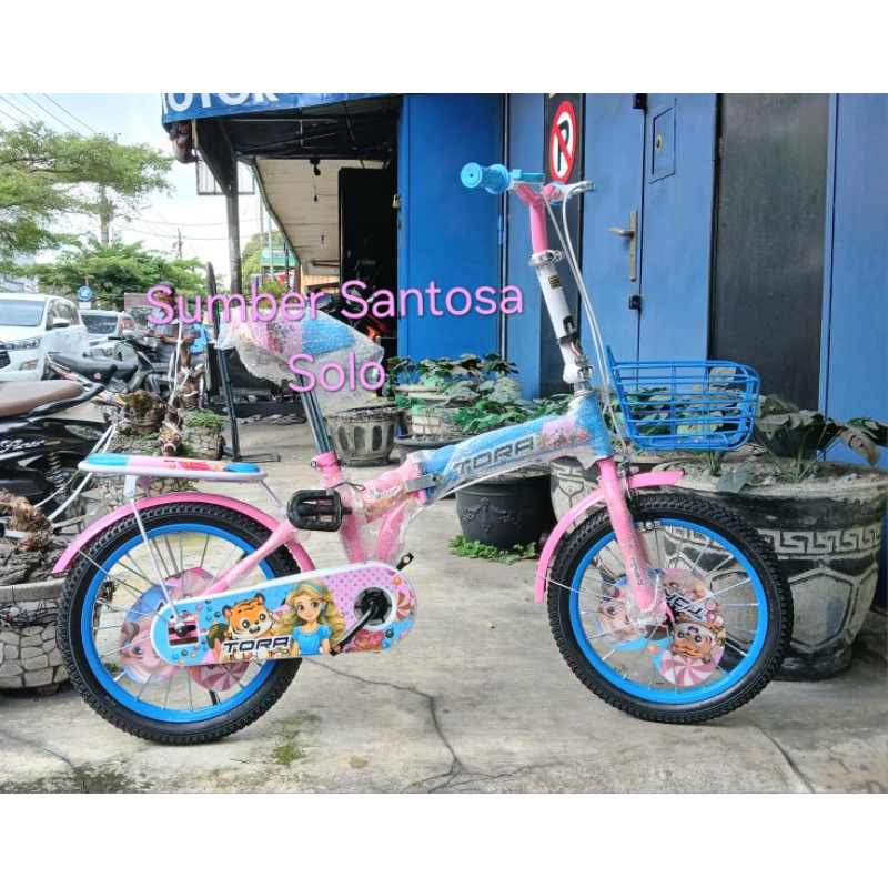 SEPEDA LIPAT ANAK TORA 16 INCH TERBARU HARGA PROMO