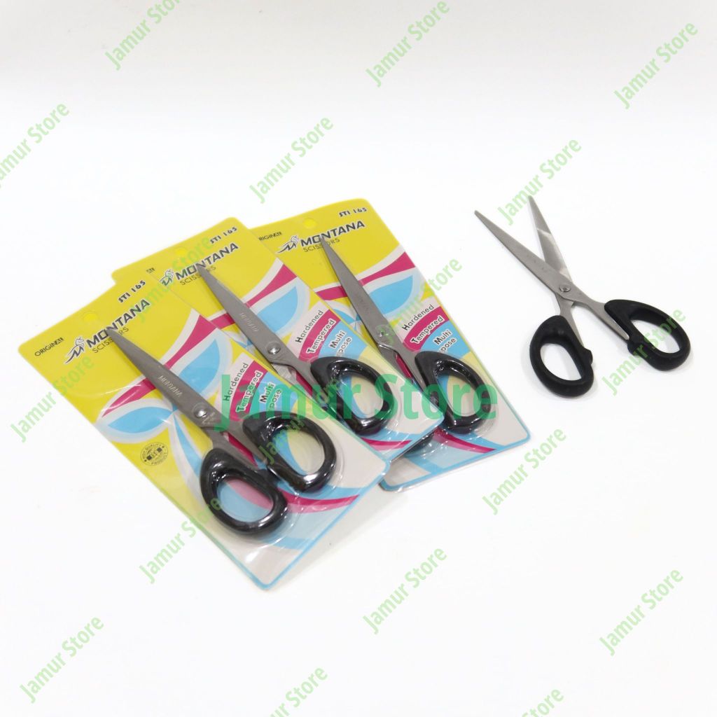 

Gunting Montana STI 165 Gunting Kecil Montana STI-165 Scissors Black
