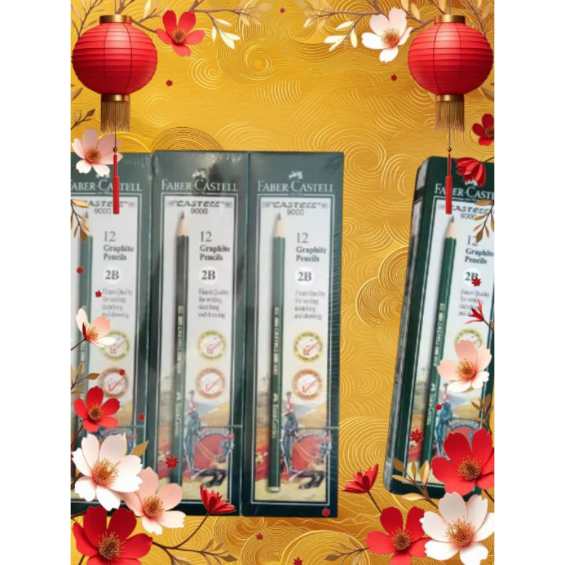 

pensil FABER CASTELL 2B.camputer.1set.isi12.pc.cocok untuk ujian
