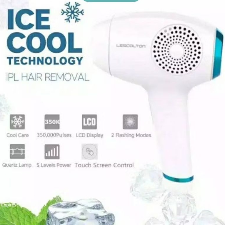 USA lescolton ice cold T011c ipl laser Penghilang Bulu rejuve hair removal epilator original