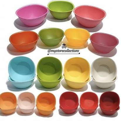 dessert bowl 200ml tupperware sweet blossom mangkok 200 ml merah
