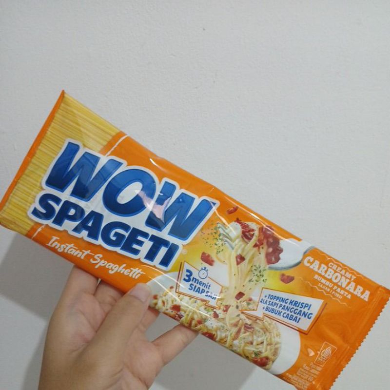 

Wow Spageti Creamy Carbonara