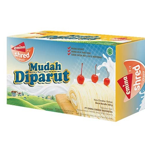 

EMINA BLOCK CHEESE SHRED 160 GRAM