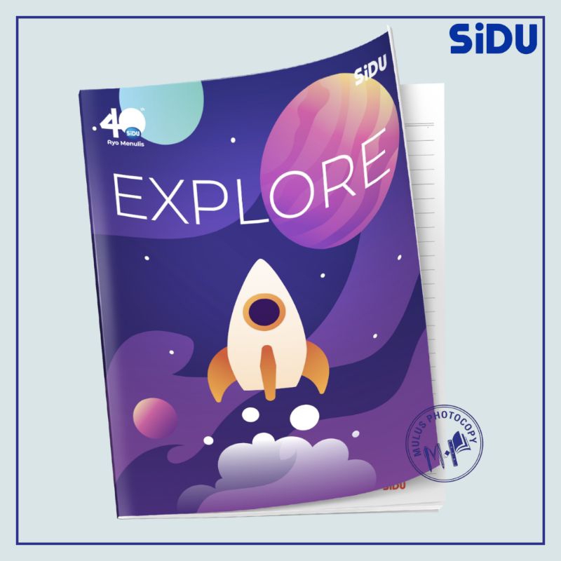 

[1 pcs] Buku Tulis SIDU 38 / 58 / 100 Lembar (Cover Random) Buku Tulis Sekolah