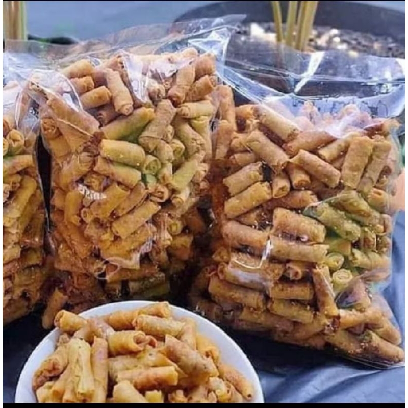 

Sumpiah Isi Udang Rebon Renyah - Cemilan Kering Homemade Enak