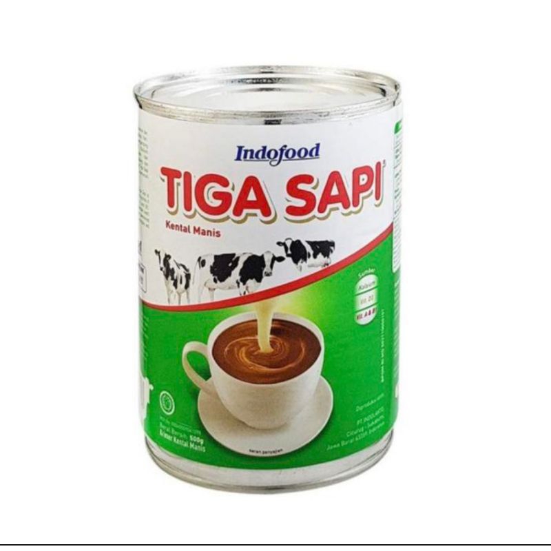 

1 krimer kental manis tiga sapi jumbo 490 gram