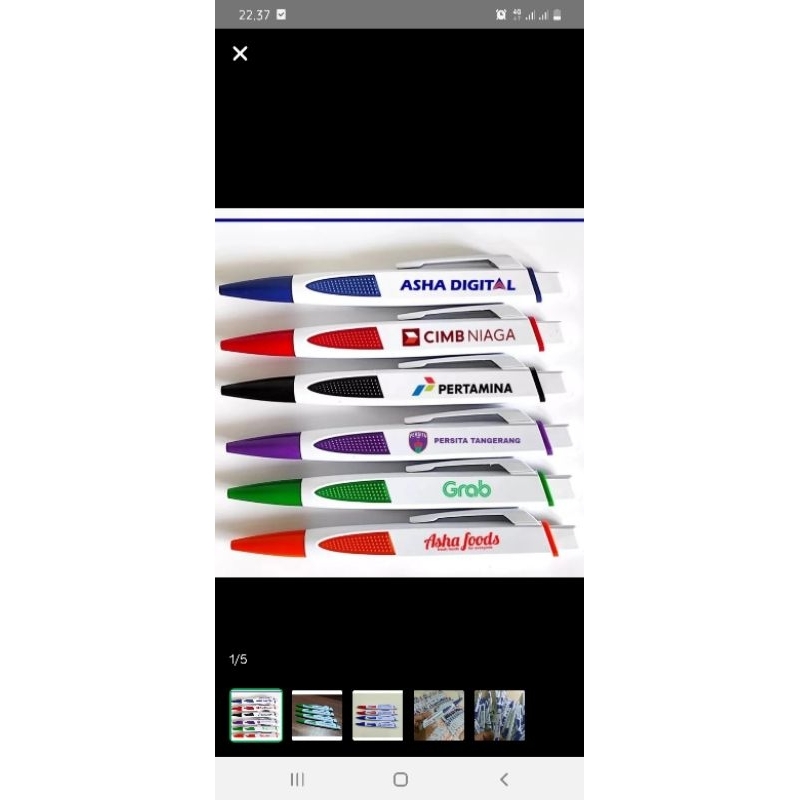 

pulpen gepeng custom/ pulpen sovenir/ pulpen promosi/pulpen hadiah
