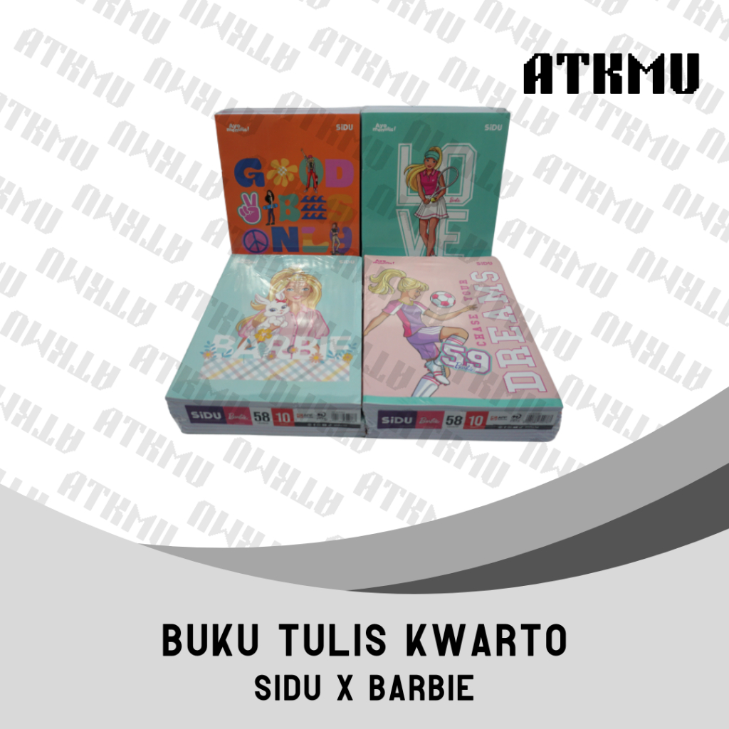 

Ay00! SIDU x Barbie Buku Tulis Kwarto 58 Lembar