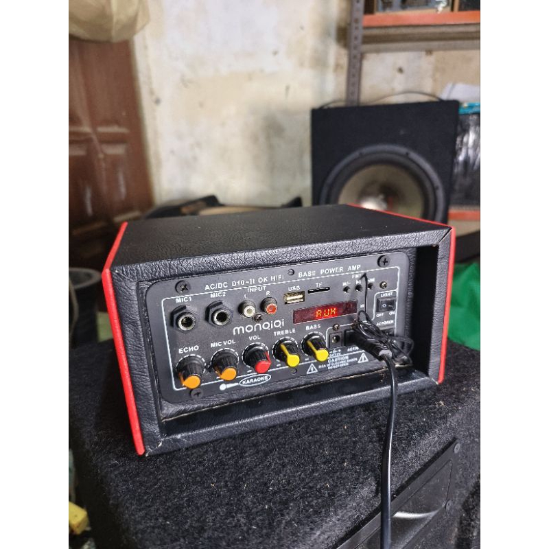 power amplifier 600 watt bloetoot karaoke