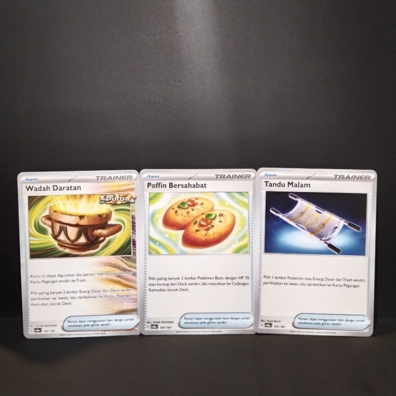 3 in 1 sv8a Item SET Poffin Bersahabat U 147/187 & Tandu Malam U 151/187 & Wadah Daratan U 143/187 P