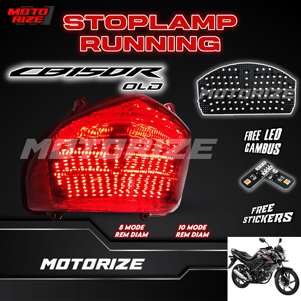 STOPLAMP RUNNING CB 150 R OLD LAMPU LED REM BELAKANG MOTOR VARIASI MOTORIZE