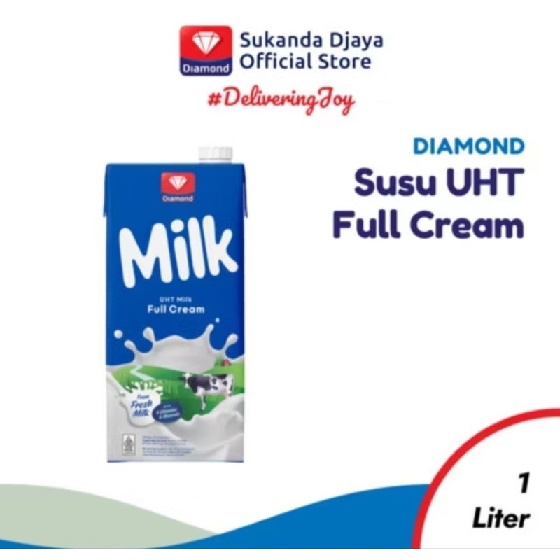 

Diamond Susu UHT Full Cream 1 Liter