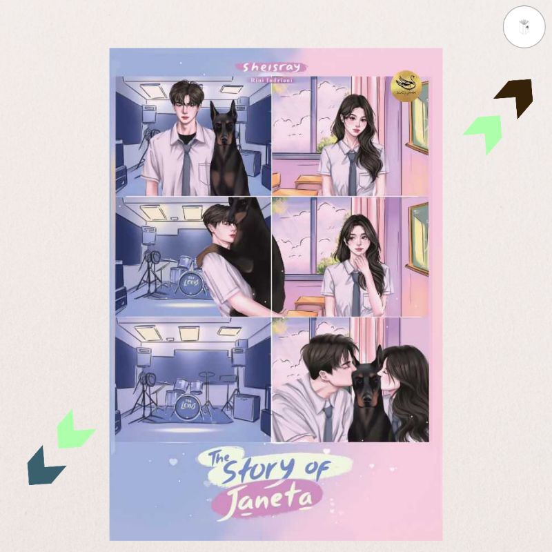 Buku Novel The Story of Janeta + Bonus - She is Ray