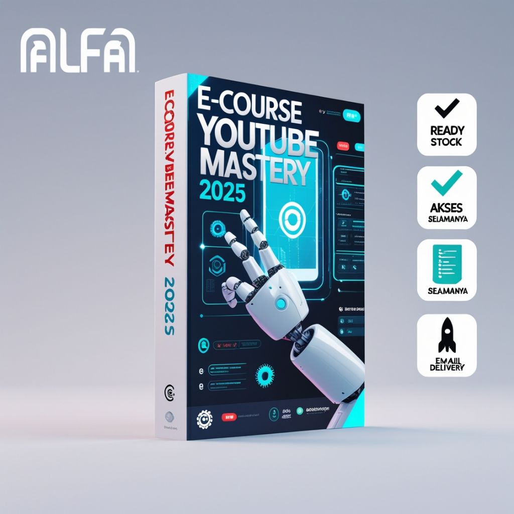 E-COURSE YOUTUBE MASTERY 2025 - Kelas Menjadi Kreator Youtube