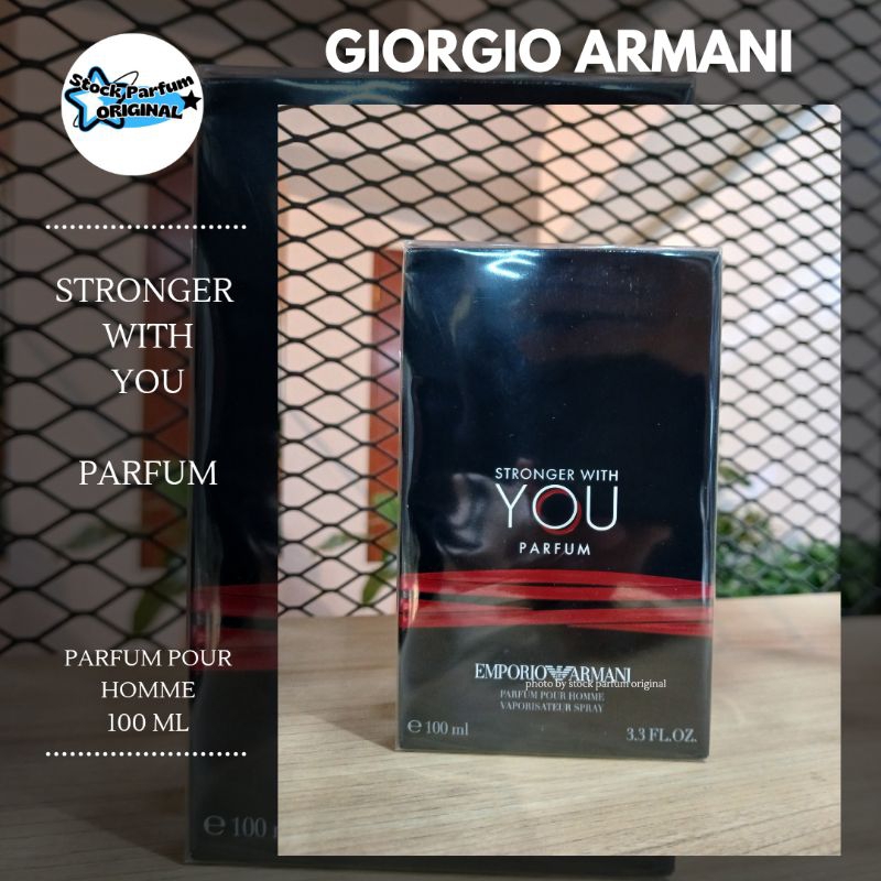 EMPORIO ARMANI STRONGER WITH YOU PARFUM 100ML