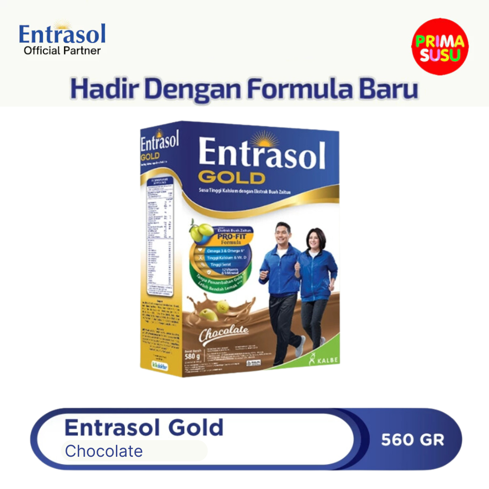 

Entrasol Gold 560 Gr, Cokelat, Vanila