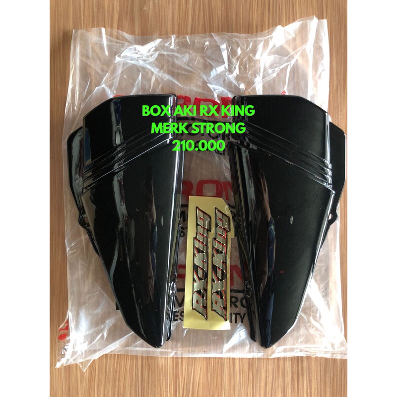Box Aki RX King Hitam Merk Strong -satriamodifikasipekanbaru-